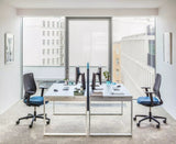 Bureau Solid individuel avec pieds en arche fermés — bureau professionnel, Lima Design Maroc, vue 02