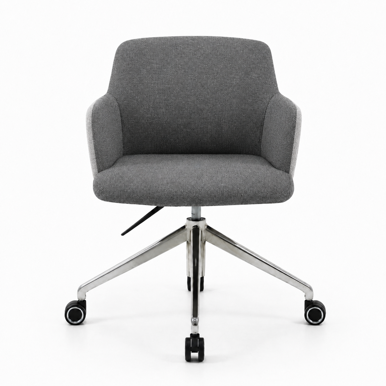 Chaise ARIS MOOD Gris et Gris clair - couleurs réelles, vue de face rapprochée - Lima Design