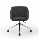 Chaise ARIS MOOD Anthracite et Marron - vue arrière - Lima Design