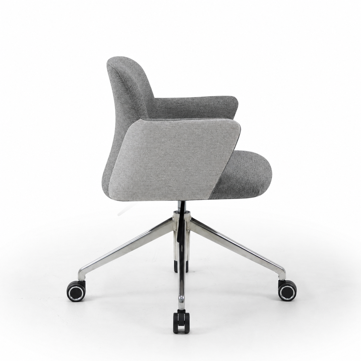 Chaise ARIS MOOD Gris et Gris clair - vue latérale - Lima Design