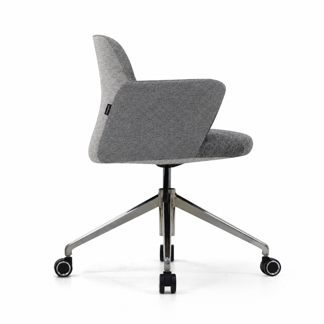 Chaise ARIS MOOD Gris et Gris clair - vue de profil - Lima Design