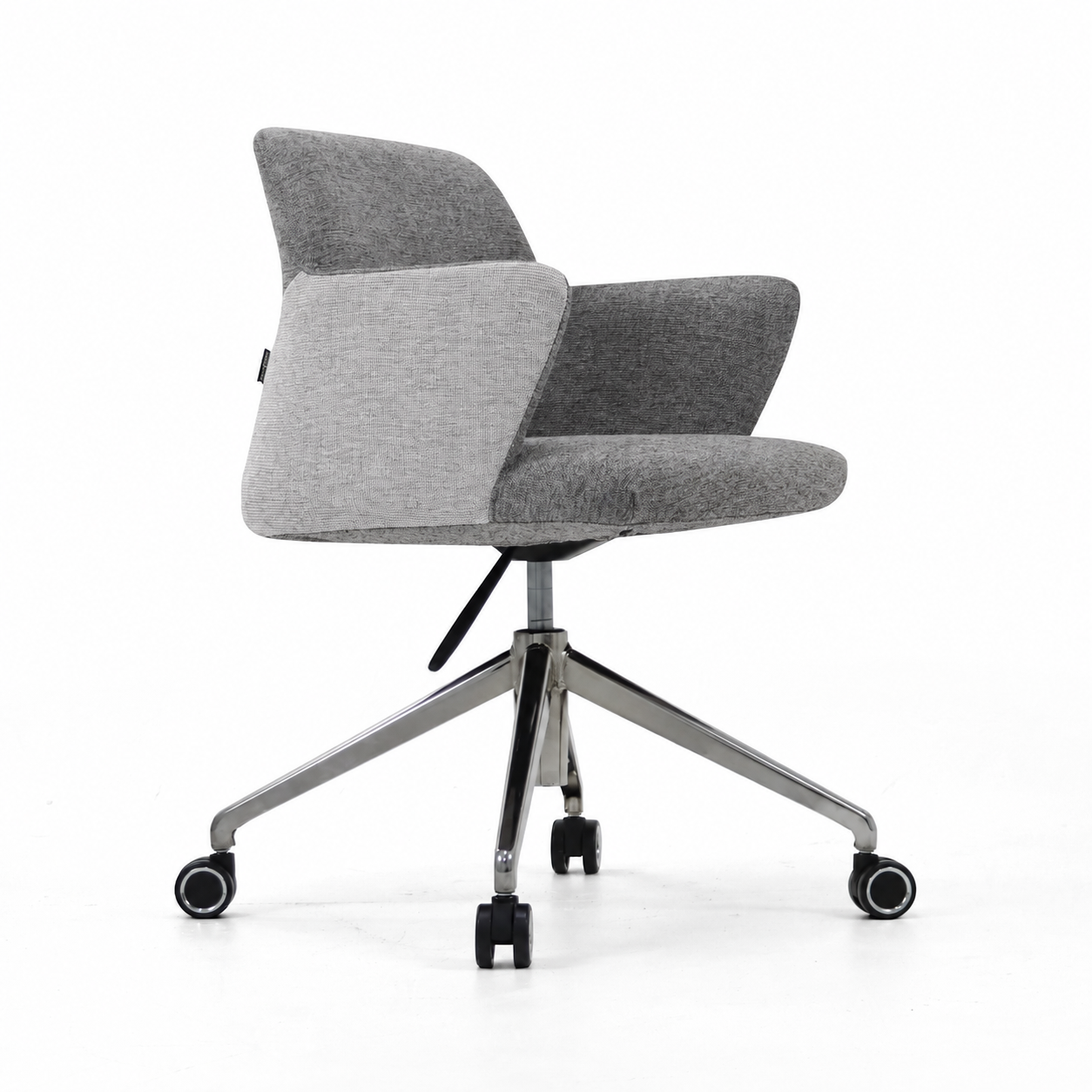 Chaise ARIS MOOD Gris et Gris clair - vue latérale arrière - Lima Design