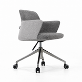 Chaise ARIS MOOD Gris et Gris clair - vue latérale arrière - Lima Design