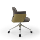 Chaise ARIS MOOD Gris et Moutarde - vue arrière - Lima Design