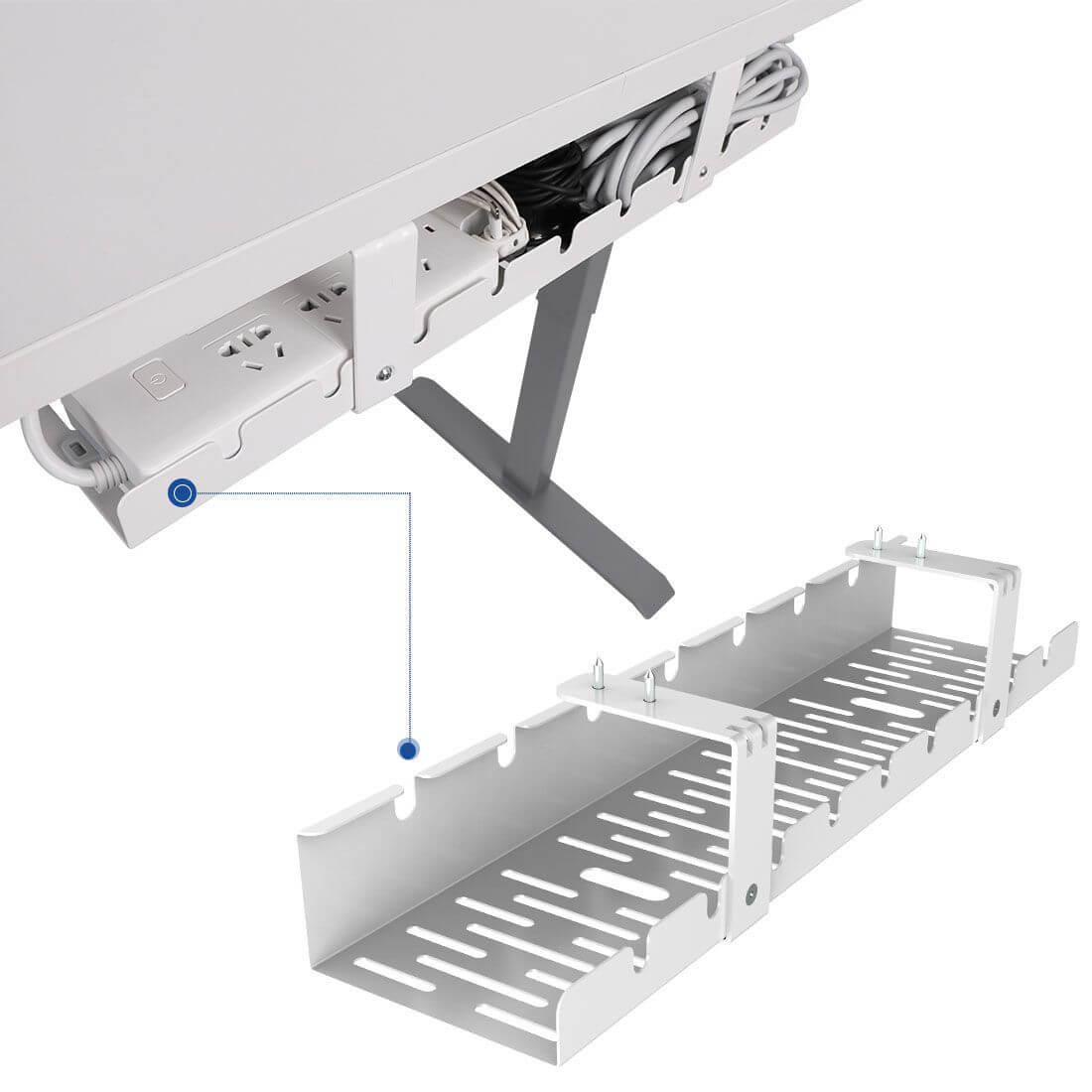 Organiseur de Câbles Sous-Bureau - Dock Pro — organiseur de câbles, Lima Design Maroc, vue 04