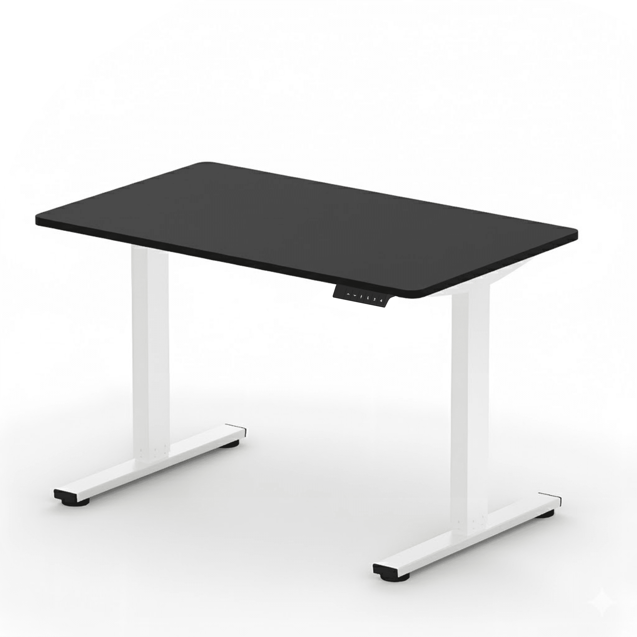 EN1 – Bureau assis-debout à moteur électrique simple — bureau assis-debout électrique, Lima Design Maroc, vue 04