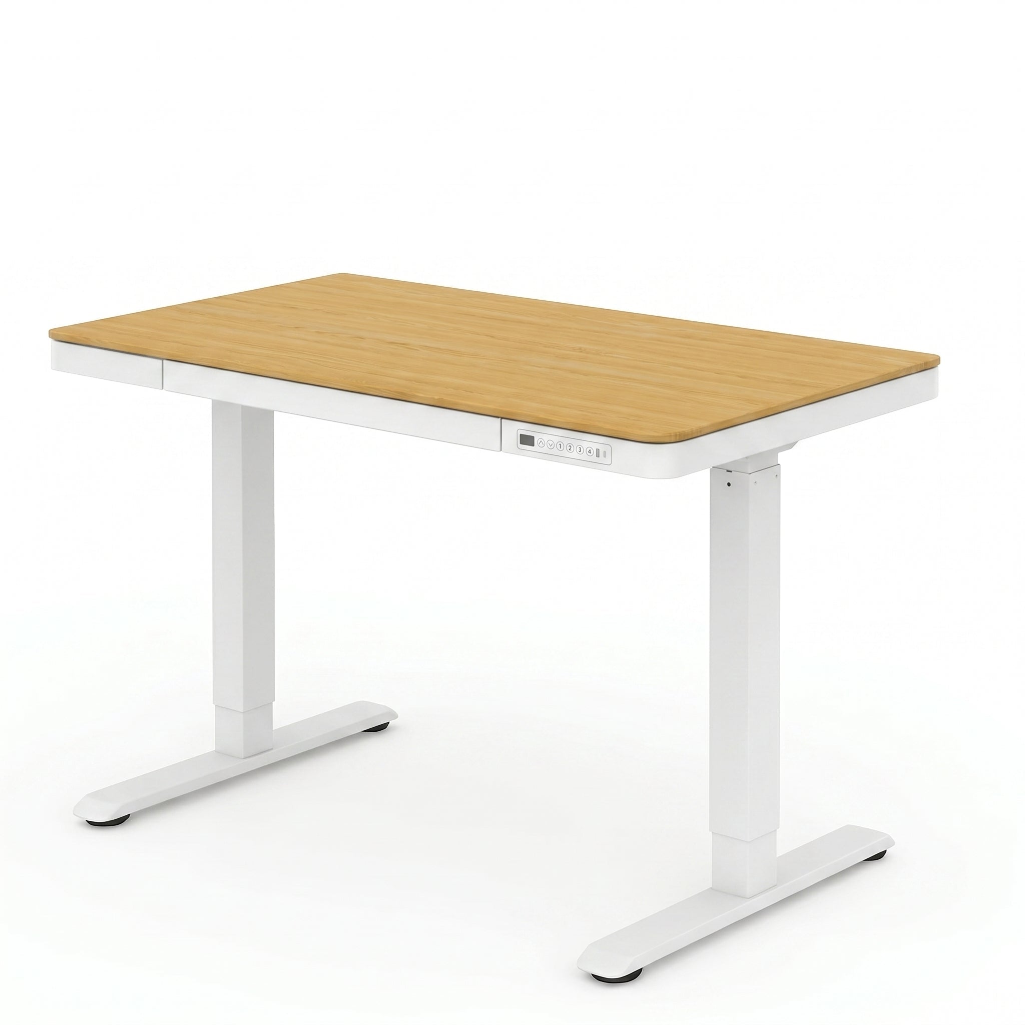 EW9 – Bureau Assis-Debout Tout-en-Un — bureau assis-debout électrique, Lima Design Maroc, vue 01