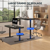 EW9 – Bureau Assis-Debout Tout-en-Un — bureau assis-debout électrique, Lima Design Maroc, vue 09