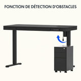 EW9 – Bureau Assis-Debout Tout-en-Un — bureau assis-debout électrique, Lima Design Maroc, vue 11
