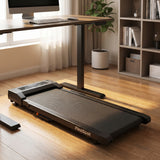 FlexiSpot WPS02 – Tapis de Marche 2-en-1 Compact & Pliable – treadmill Lima Design Maroc, vue alternative