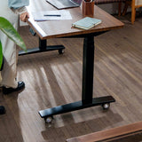 Roulettes pour bureau assis debout W1 (W1) — bureau assis-debout électrique, Lima Design Maroc, vue 05
