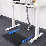 Roulettes pour bureau assis debout W1 (W1) — bureau assis-debout électrique, Lima Design Maroc, vue 06